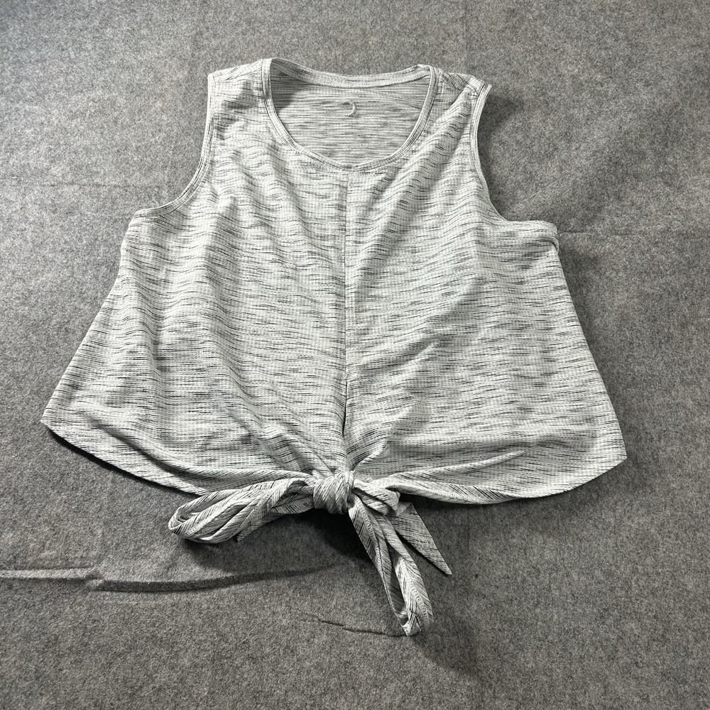 Zyia Active Tank Top Womens 2XL Wrap Heather Gray Athletic